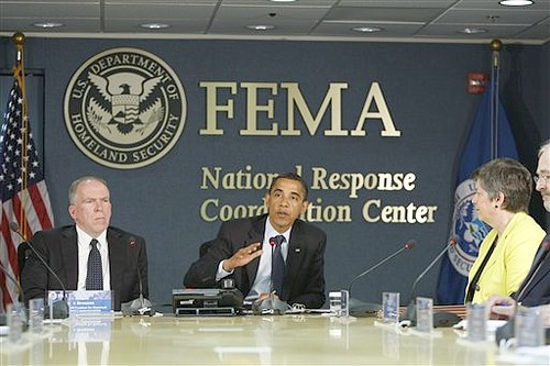 Obama at FEMA