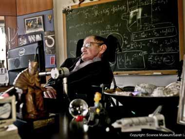 Stephen Hawking photo from file records, AFP.